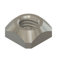 MODULAR SOLUTIONS STAINLESS STEEL FASTENER 5/16" SQUARE NUT